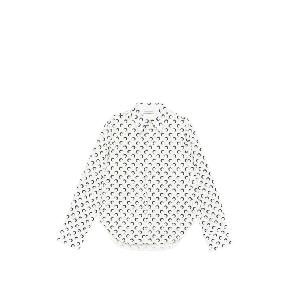 Marine Serre White Shirts Men